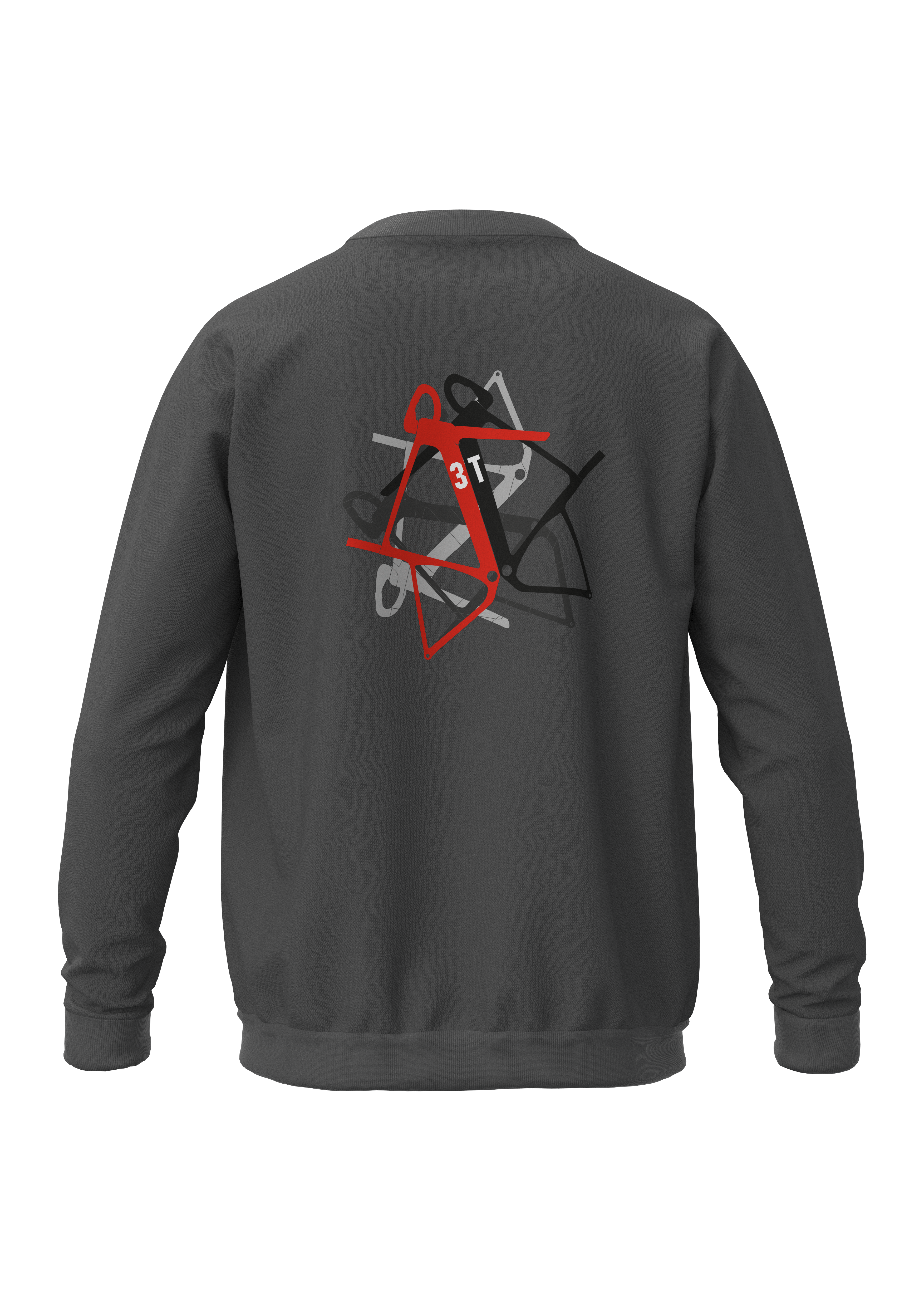メンズウェア ALL-TERRAIN CREWNECK PISTE TNRCN R2I HEAVYWEIGHT CREWNECK DARK GREY – 3T Bike