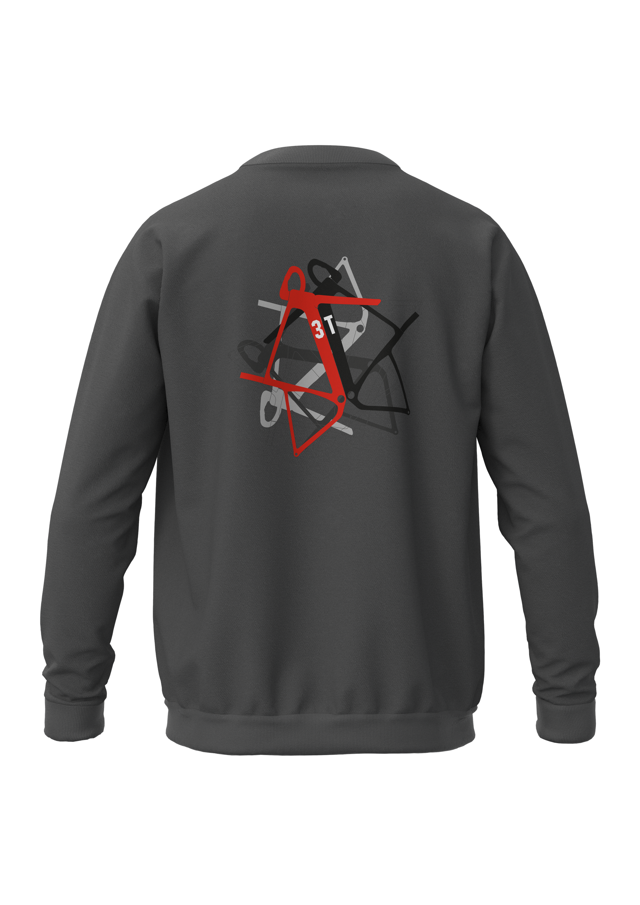 R2I HEAVYWEIGHT CREWNECK DARK GREY – 3T Bike