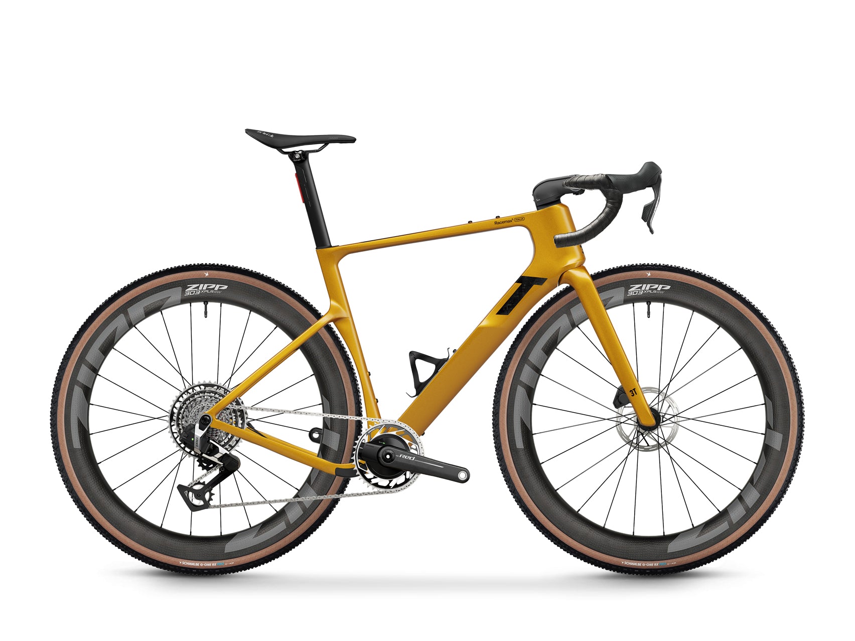 RACEMAX 2 ITALIA ~ RED XPLR PM AXS 1X13 ZIPP 303 XPLR SW – 3T Bike