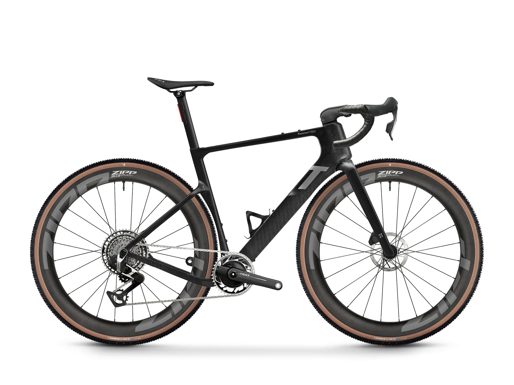 RACEMAX 2 ITALIA ~ RED XPLR PM AXS 1X13 ZIPP 303 XPLR SW – 3T Bike